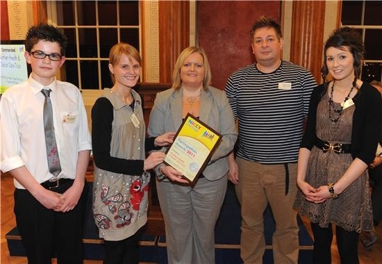 Larne Locality Planning Group were commended for their work with children and young people in Larne at NICCY Participation Awards 2011/12