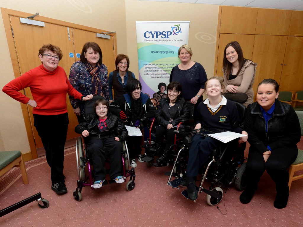 Members of Sixth Sense meet up with CYPSP to develop their webpage