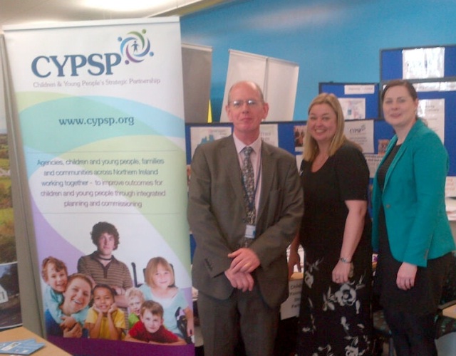 CYPSP exhibit at the Delivering Social Change conference in Northern Ireland
