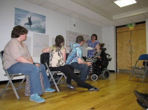 young people meet chairs of CYPSP planning groups
