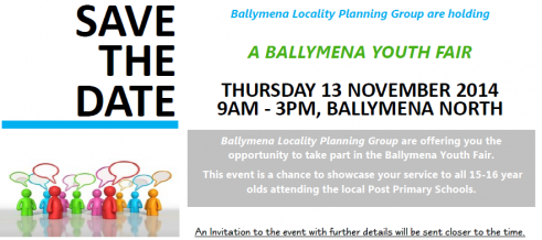Save The Date "Ballymena Youth Fair"