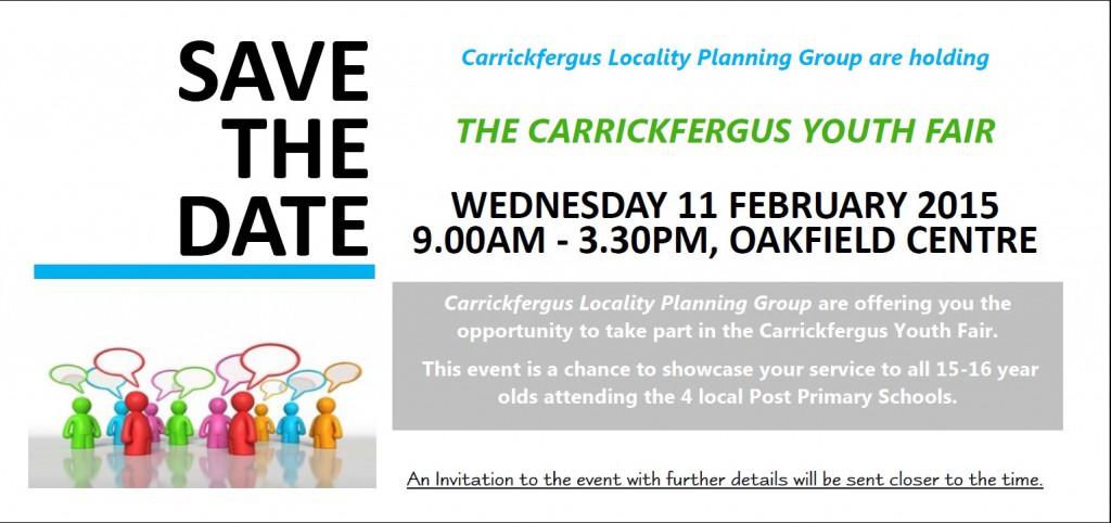 Save the Date – Carrickfergus Youth Fair, 11 February 2015