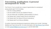 Free training, qualifications & personal development for 16-25s