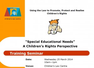 Special Educational Needs- A Children’s Rights Perspective  Children's Law Centre