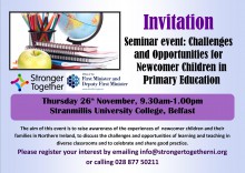 Challenges and Opportunities for Newcomer Children in Primary Education Event
