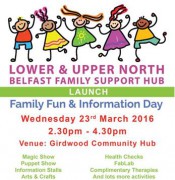 Lower and Upper North Belfast Family Support Hub Launch – 23rd March