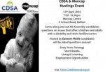 CDSA and Mencap Hustings Event – Wednesday 13th April 2016