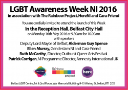 LGBT Awareness Week NI 2016 – The Launch