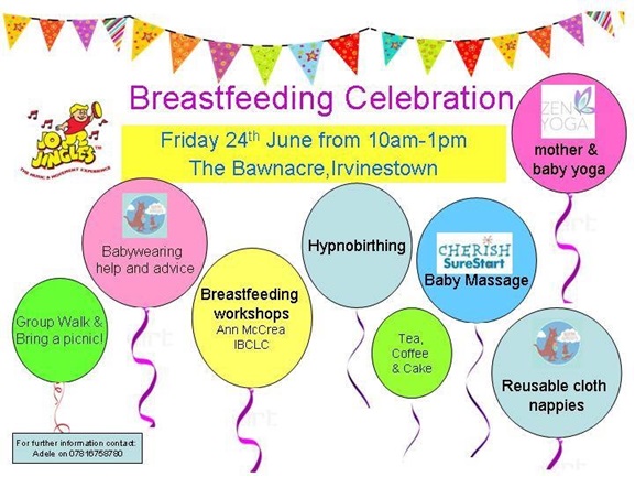 Enniskillen Castle Support Breastfeeding Awareness Week