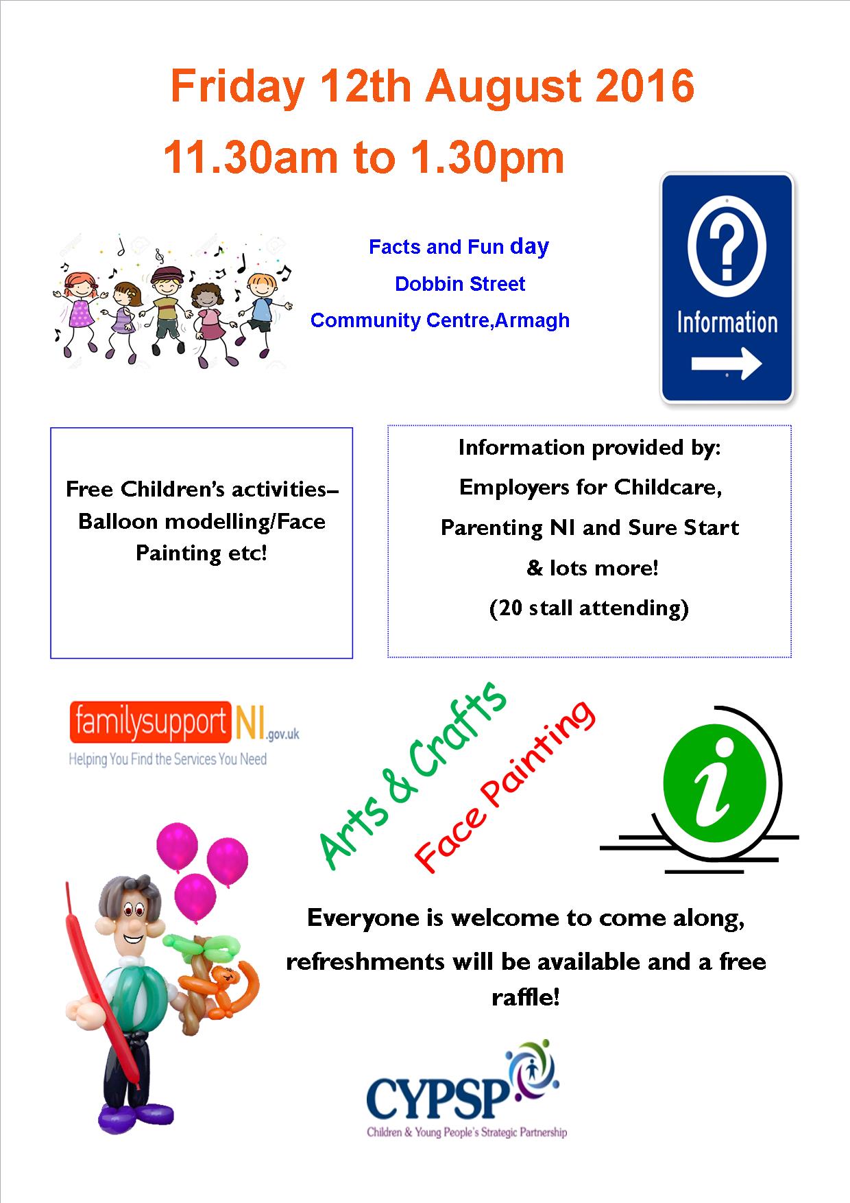 Family Fun Day poster August 2016