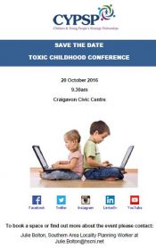 Save the Date: Toxic Childhood Conference – 20 October 2016