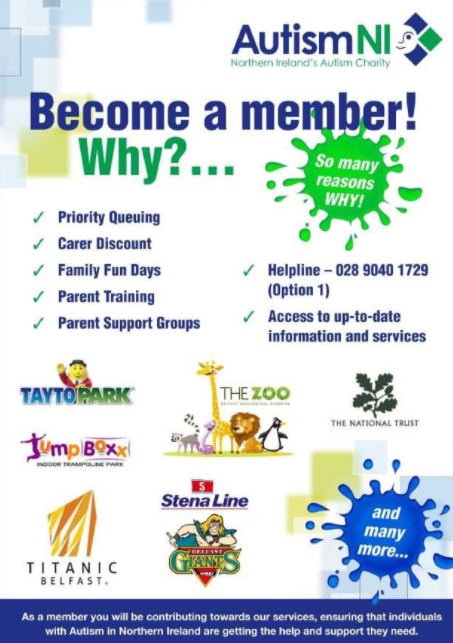 Autism NI – Become a Member!