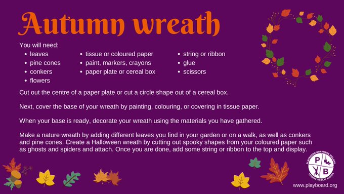 Create an Autumn Wreath