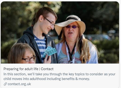 Preparing your Young Person with a disability for Adult Life
