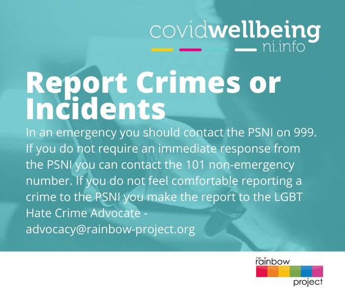 The Rainbow Project – Reporting Crimes or Incidents
