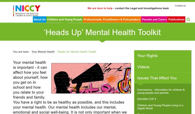 ‘Heads Up’ Mental Health Toolkit
