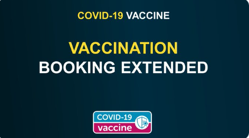 Vaccination Booking Extended