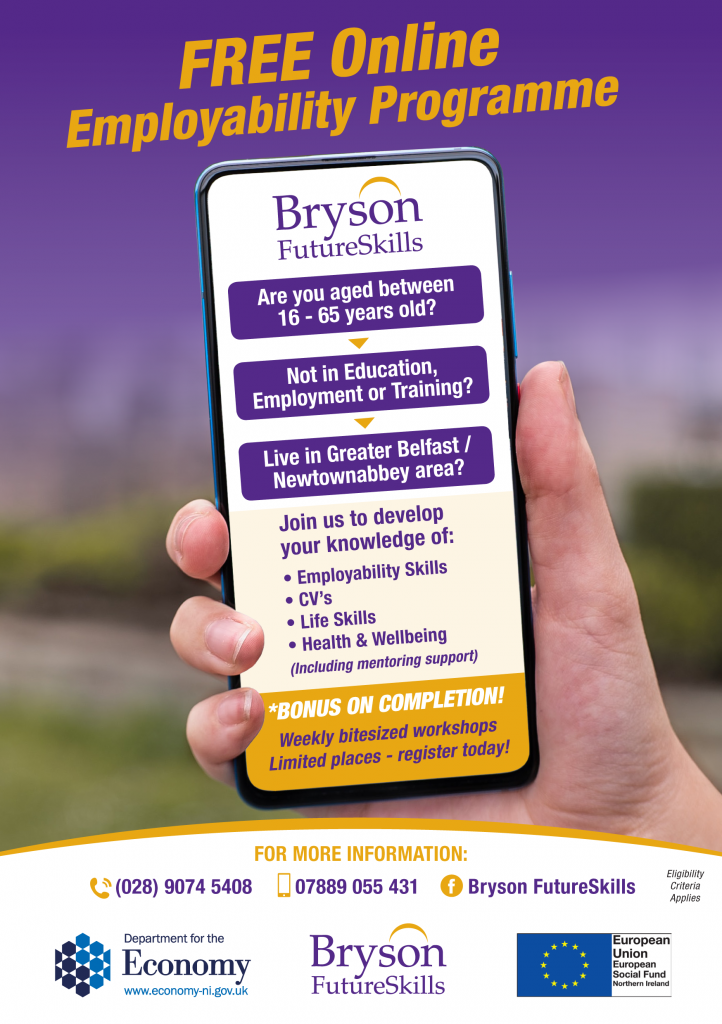 Online Employability Programme with Bryson.