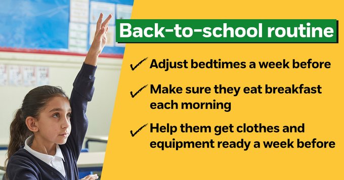Back to School Routine
