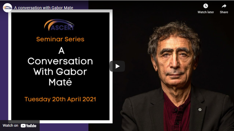 A Conversation with Dr Gabor Mate