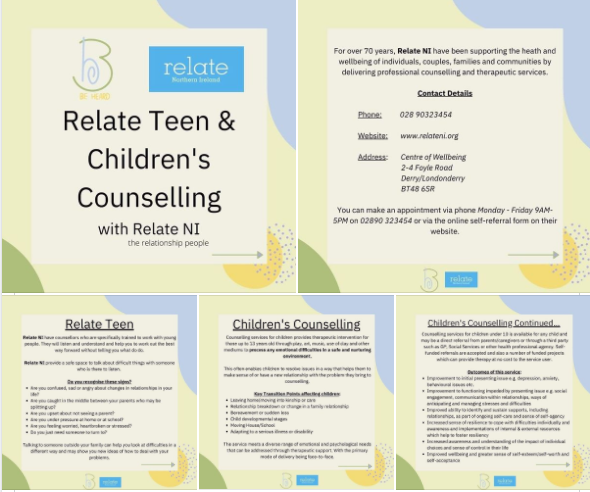 Teen & Children’s Counselling service