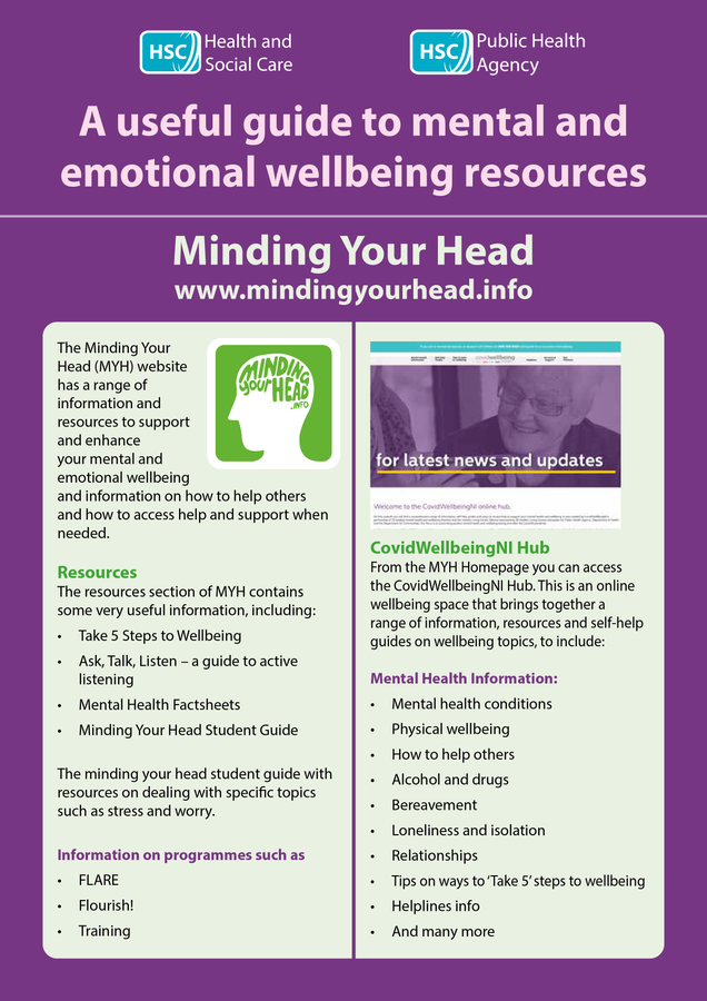 Mental health & emotional wellbeing resources