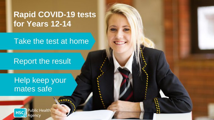 Rapid Covid19 Tests for Years 12-14