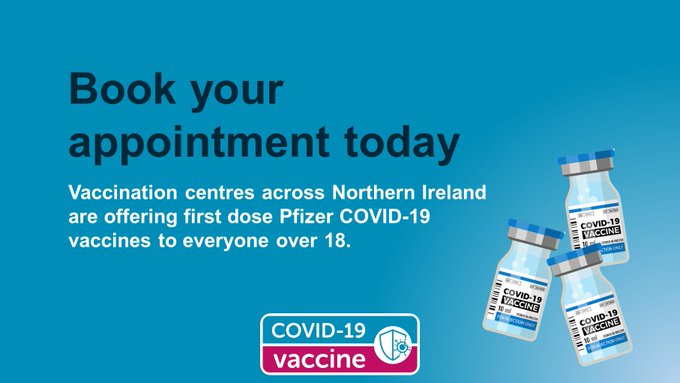 COVID19 vaccines for everyone over 18