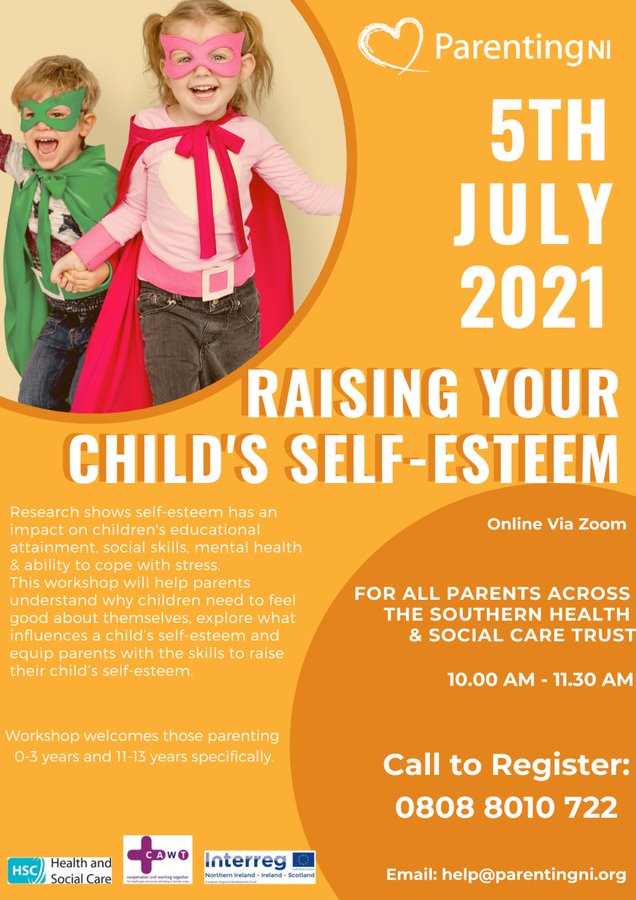 Raising your child’s self esteem