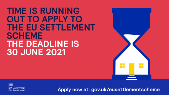 EU Settlement Scheme Deadline 30 June 2021