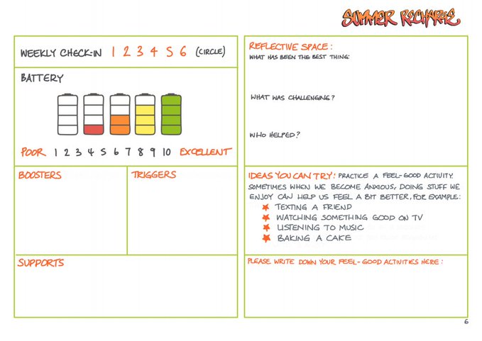 Summer Power Up/Re-charge Workbooks