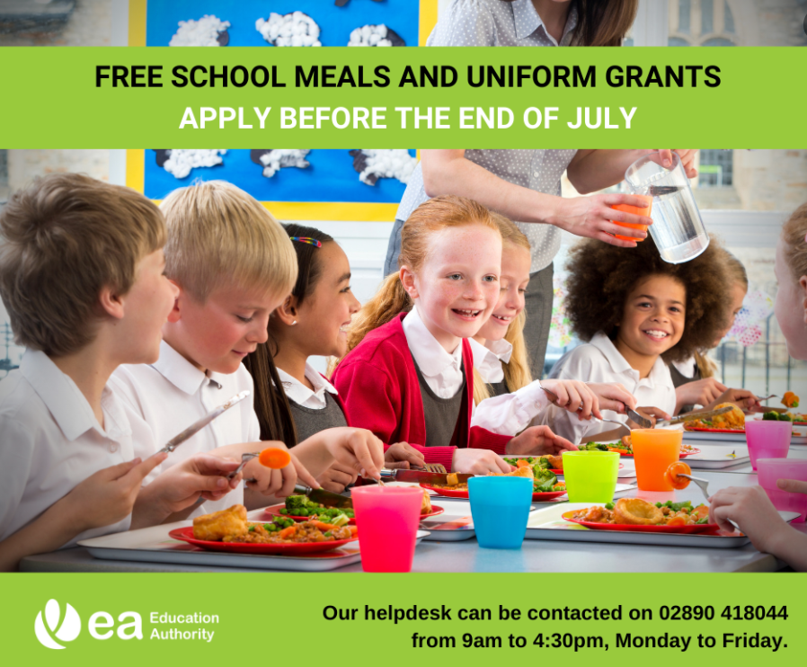 Apply Now – Free School Meals & Uniform Grants