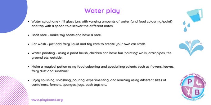 PlayBoard NI – Water Play
