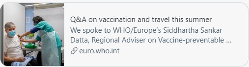 Vaccine and Travel