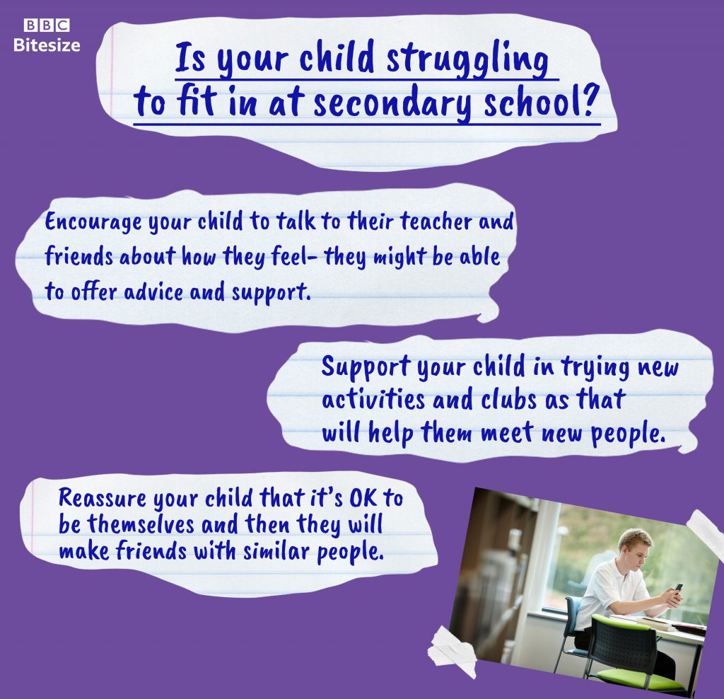 Is Your Child Struggling to fit in at Secondary School?