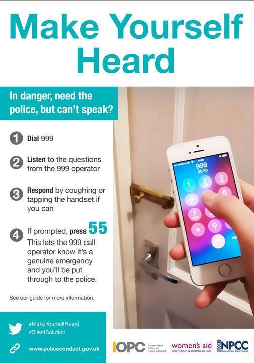 Calling ‘999’ for help but too afraid to speak?