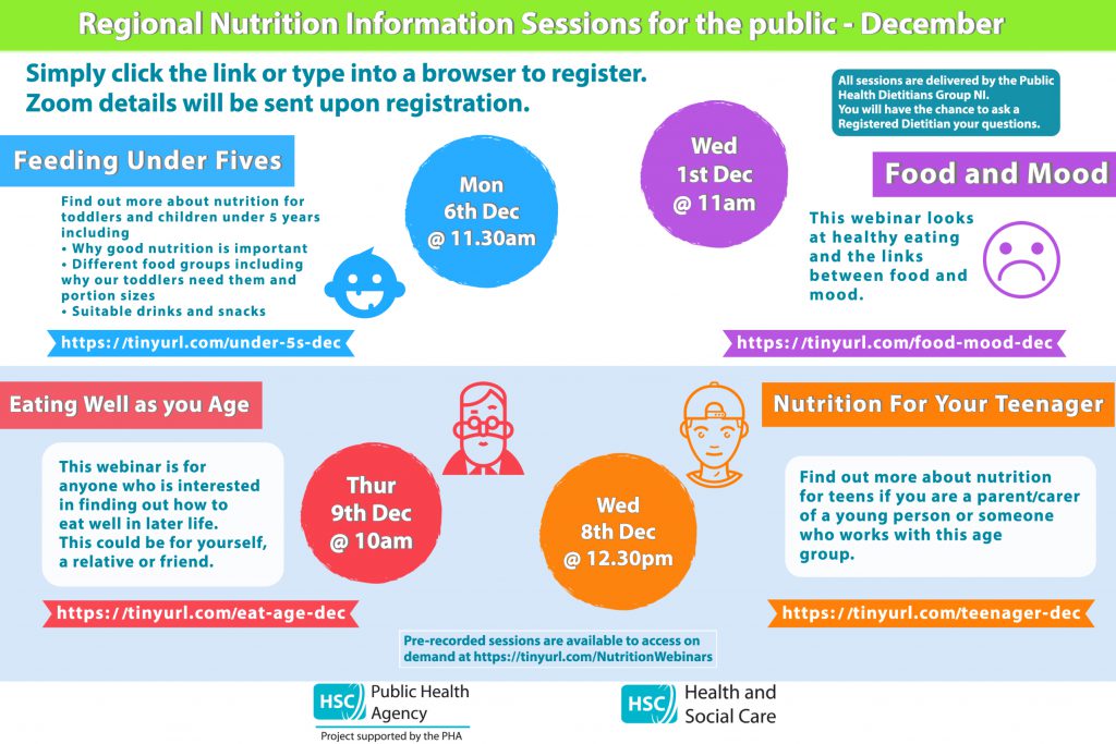 FREE Online Nutrition Sessions