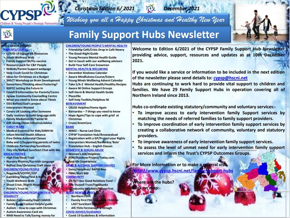 Christmas Edition 2021 – Family Support Hubs Newsletter