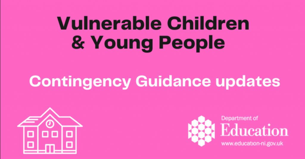 Vulnerable Children & Young People Contingency Guidance Update