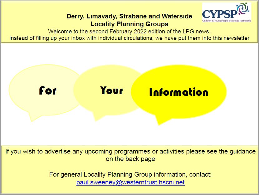 Derry, Limavady, Strabane and Waterside FYI – 2nd Edition February 2022