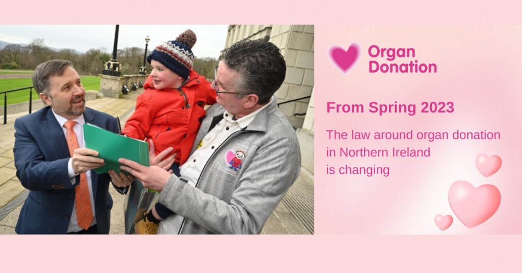 From Spring 2023, the law around organ donation is changing to an opt-out system.
