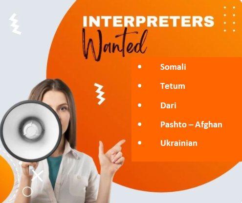 New Interpreters Required