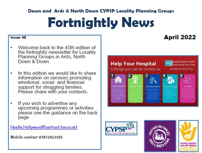 Ards, North Down & Down LPGs Fortnightly News – Issue 45
