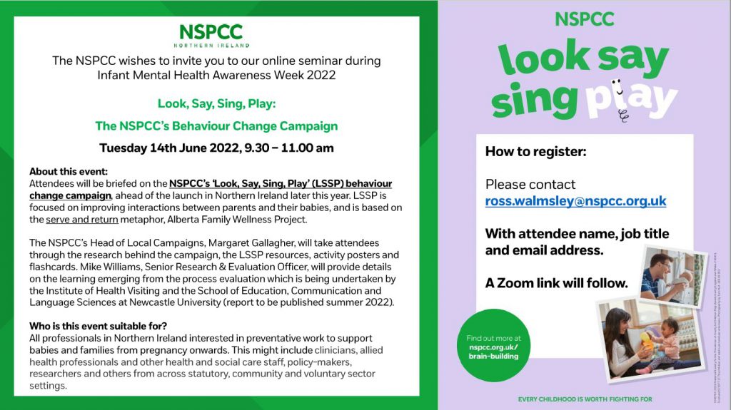 Look, Say, Sing Play: The NSPCC’s Behaviour Change Campaign
