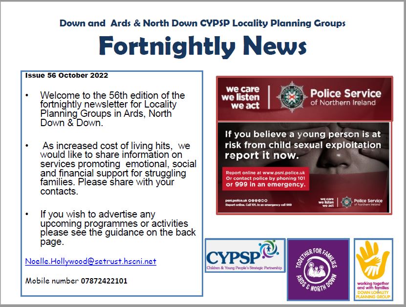 Down and Ards & North Down LPG Fortnightly News – Issue 56