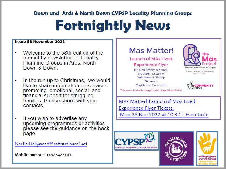 Down and Ards & North Down LPG Fortnightly News – Issue 58