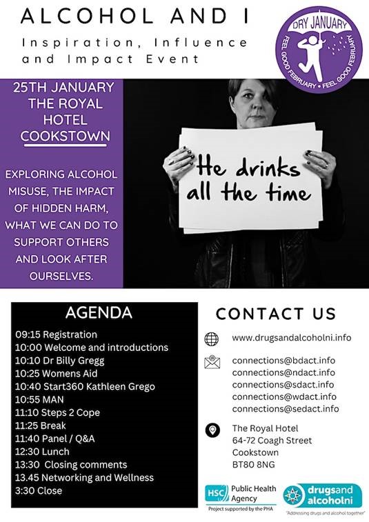 Alcohol and I Conference – 25 January 2023 – Cookstown