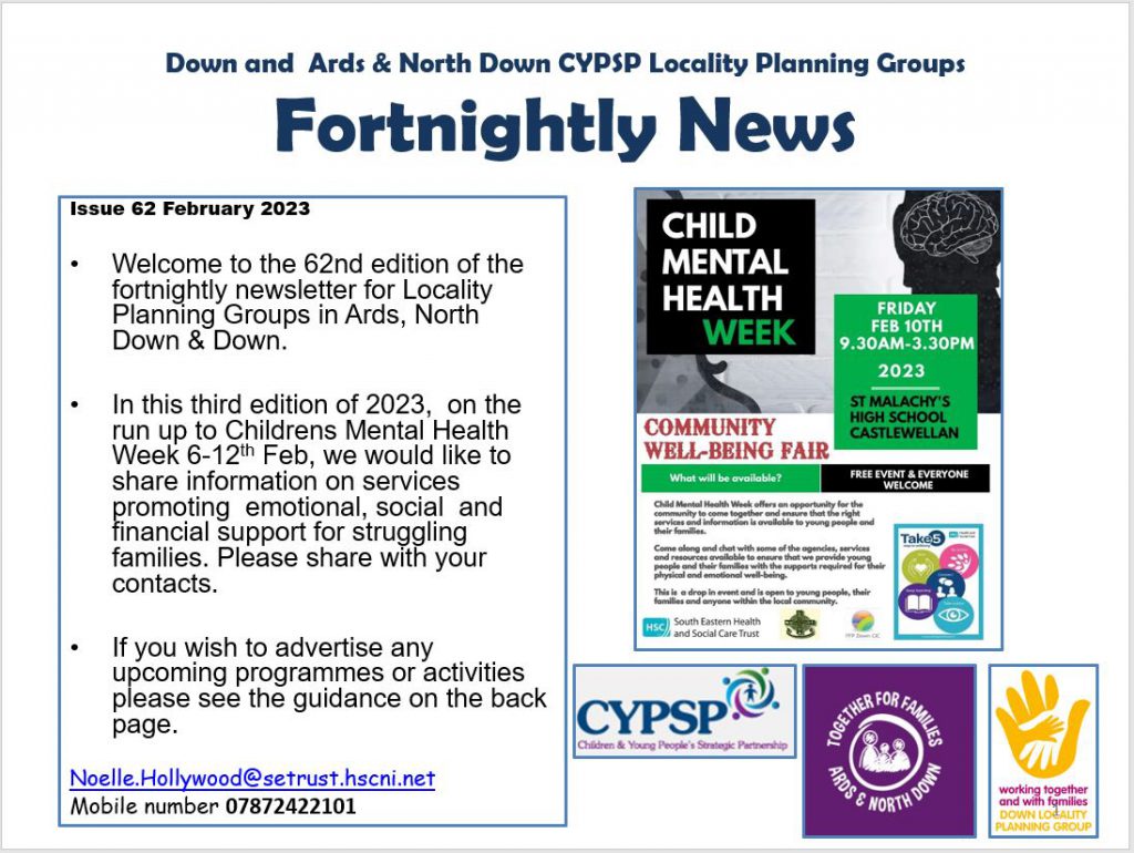 Down and Ards & North Down LPG Fortnightly News – Issue 62