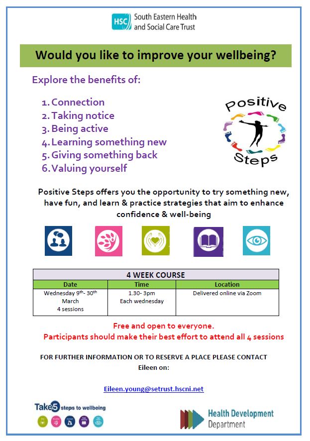 Positive Steps Training – March 2023