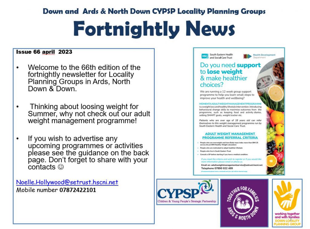 Ards, North Down & Down Fortnightly News – Issue 66